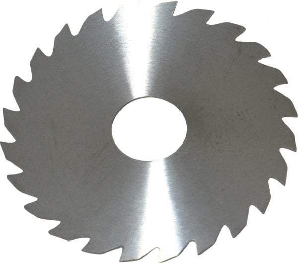 RobbJack - 2" Diam x 0.0312" Blade Thickness x 1/2" Arbor Hole Diam, 24 Tooth Slitting and Slotting Saw - Arbor Connection, Right Hand, Uncoated, Solid Carbide, Concave Ground - Makers Industrial Supply