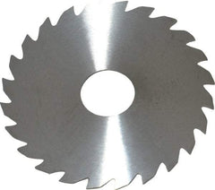 RobbJack - 2" Diam x 0.0312" Blade Thickness x 1/2" Arbor Hole Diam, 24 Tooth Slitting and Slotting Saw - Arbor Connection, Right Hand, Uncoated, Solid Carbide, Concave Ground - Makers Industrial Supply