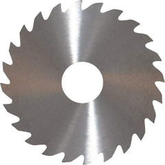 RobbJack - 2" Diam x 0.04" Blade Thickness x 1/2" Arbor Hole Diam, 24 Tooth Slitting and Slotting Saw - Arbor Connection, Right Hand, Uncoated, Solid Carbide, Concave Ground - Makers Industrial Supply