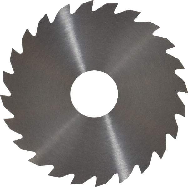 RobbJack - 2" Diam x 0.0468" Blade Thickness x 1/2" Arbor Hole Diam, 24 Tooth Slitting and Slotting Saw - Arbor Connection, Right Hand, Uncoated, Solid Carbide, Concave Ground - Makers Industrial Supply