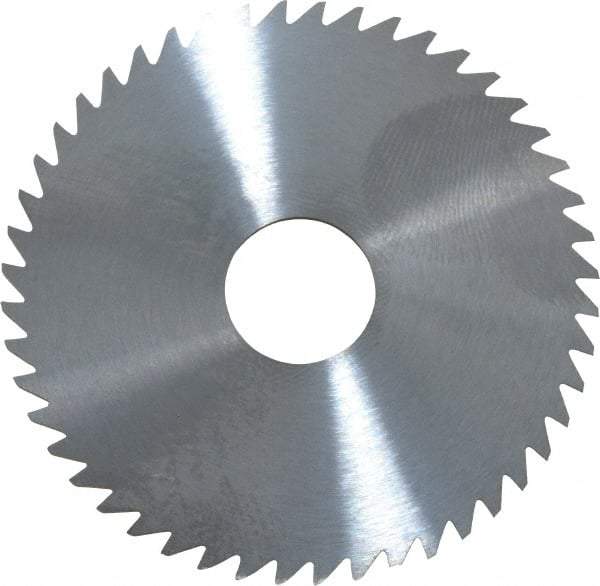 RobbJack - 2" Diam x 0.0468" Blade Thickness x 1/2" Arbor Hole Diam, 48 Tooth Slitting and Slotting Saw - Arbor Connection, Right Hand, Uncoated, Solid Carbide, Concave Ground - Makers Industrial Supply