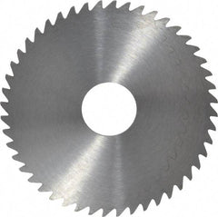 RobbJack - 2" Diam x 0.0781" Blade Thickness x 1/2" Arbor Hole Diam, 48 Tooth Slitting and Slotting Saw - Arbor Connection, Right Hand, Uncoated, Solid Carbide, Concave Ground - Makers Industrial Supply