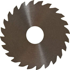 RobbJack - 2" Diam x 0.0937" Blade Thickness x 1/2" Arbor Hole Diam, 24 Tooth Slitting and Slotting Saw - Arbor Connection, Right Hand, Uncoated, Solid Carbide, Concave Ground - Makers Industrial Supply