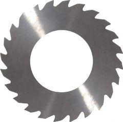 RobbJack - 2" Diam x 1/16" Blade Thickness x 1" Arbor Hole Diam, 24 Tooth Slitting and Slotting Saw - Arbor Connection, Right Hand, Uncoated, Solid Carbide, Concave Ground - Makers Industrial Supply