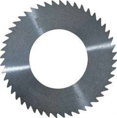 RobbJack - 2" Diam x 1/16" Blade Thickness x 1" Arbor Hole Diam, 48 Tooth Slitting and Slotting Saw - Arbor Connection, Right Hand, Uncoated, Solid Carbide, Concave Ground - Makers Industrial Supply