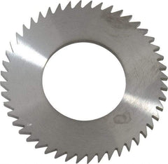 RobbJack - 2" Diam x 1/8" Blade Thickness x 1" Arbor Hole Diam, 48 Tooth Slitting and Slotting Saw - Arbor Connection, Right Hand, Uncoated, Solid Carbide, Concave Ground - Makers Industrial Supply