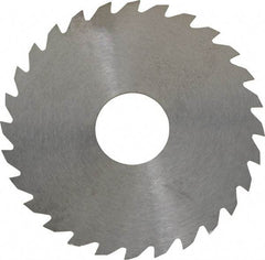 RobbJack - 2-1/4" Diam x 0.0312" Blade Thickness x 5/8" Arbor Hole Diam, 28 Tooth Slitting and Slotting Saw - Arbor Connection, Right Hand, Uncoated, Solid Carbide, Concave Ground - Makers Industrial Supply