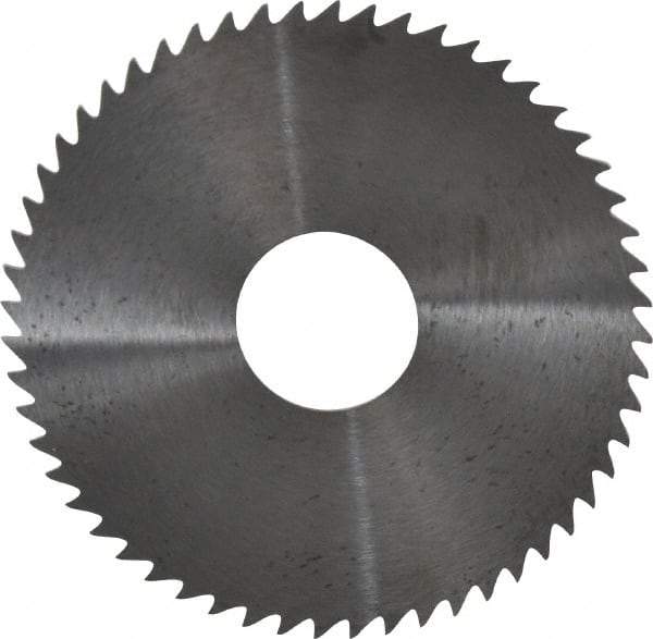 RobbJack - 2-1/4" Diam x 0.0312" Blade Thickness x 5/8" Arbor Hole Diam, 56 Tooth Slitting and Slotting Saw - Arbor Connection, Right Hand, Uncoated, Solid Carbide, Concave Ground - Makers Industrial Supply