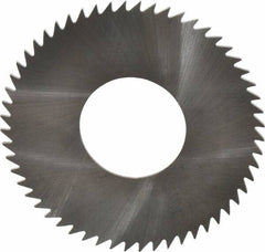 RobbJack - 2-1/2" Diam x 0.0468" Blade Thickness x 1" Arbor Hole Diam, 56 Tooth Slitting and Slotting Saw - Arbor Connection, Right Hand, Uncoated, Solid Carbide, Concave Ground - Makers Industrial Supply