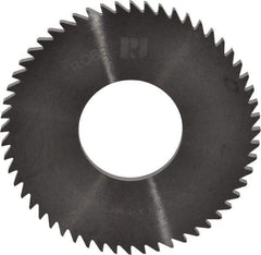 RobbJack - 2-1/2" Diam x 1/8" Blade Thickness x 1" Arbor Hole Diam, 56 Tooth Slitting and Slotting Saw - Arbor Connection, Right Hand, Uncoated, Solid Carbide, Concave Ground - Makers Industrial Supply