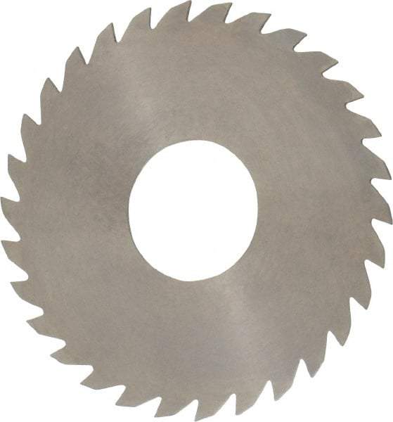 RobbJack - 3" Diam x 0.0468" Blade Thickness x 1" Arbor Hole Diam, 30 Tooth Slitting and Slotting Saw - Arbor Connection, Right Hand, Uncoated, Solid Carbide, Concave Ground - Makers Industrial Supply