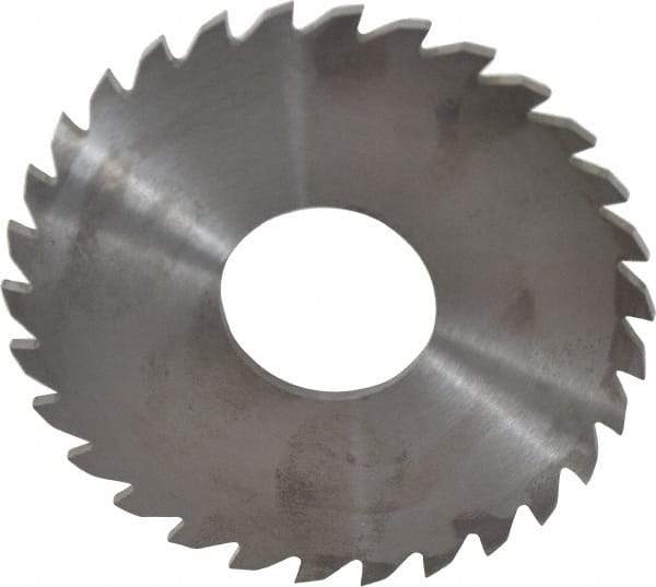 RobbJack - 3" Diam x 0.0937" Blade Thickness x 1" Arbor Hole Diam, 30 Tooth Slitting and Slotting Saw - Arbor Connection, Right Hand, Uncoated, Solid Carbide, Concave Ground - Makers Industrial Supply