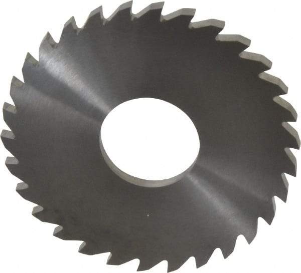 RobbJack - 3" Diam x 0.1562" Blade Thickness x 1" Arbor Hole Diam, 30 Tooth Slitting and Slotting Saw - Arbor Connection, Right Hand, Uncoated, Solid Carbide, Concave Ground - Makers Industrial Supply