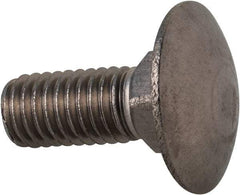 Value Collection - M8x1.25 20mm Length Under Head, Standard Square Neck, Carriage Bolt - Austenitic Grade A2 Stainless Steel, - Makers Industrial Supply