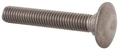 Value Collection - M8x1.25 50mm Length Under Head, Standard Square Neck, Carriage Bolt - Austenitic Grade A2 Stainless Steel, - Makers Industrial Supply