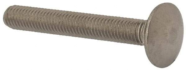 Value Collection - M8x1.25 60mm Length Under Head, Standard Square Neck, Carriage Bolt - Austenitic Grade A2 Stainless Steel, - Makers Industrial Supply