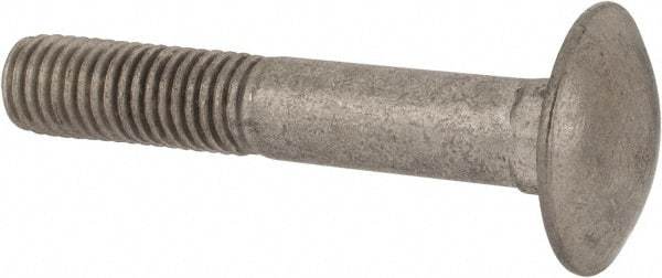 Value Collection - M10x1.5 60mm Length Under Head, Standard Square Neck, Carriage Bolt - Austenitic Grade A2 Stainless Steel, - Makers Industrial Supply