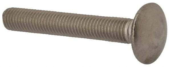 Value Collection - M10x1.5 70mm Length Under Head, Standard Square Neck, Carriage Bolt - Austenitic Grade A2 Stainless Steel, - Makers Industrial Supply