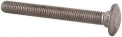 Value Collection - M10x1.5 90mm Length Under Head, Standard Square Neck, Carriage Bolt - Austenitic Grade A2 Stainless Steel, - Makers Industrial Supply