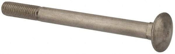 Value Collection - M10x1.5 120mm Length Under Head, Standard Square Neck, Carriage Bolt - Austenitic Grade A2 Stainless Steel, - Makers Industrial Supply