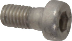 Value Collection - M5x0.80 Metric Coarse Hex Socket Drive, Low Socket Cap Screw - Grade 18-8 & Austenitic A2 Stainless Steel, Uncoated, Fully Threaded, 10mm Length Under Head - Makers Industrial Supply