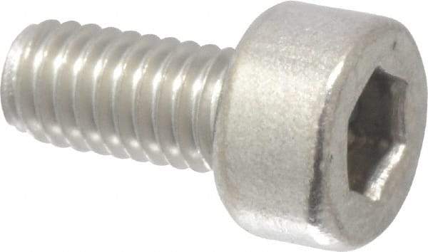 Value Collection - M3x0.50 Metric Coarse Hex Socket Drive, Socket Cap Screw - Grade 316 & Austenitic A4 Stainless Steel, Uncoated, Fully Threaded, 6mm Length Under Head - Makers Industrial Supply