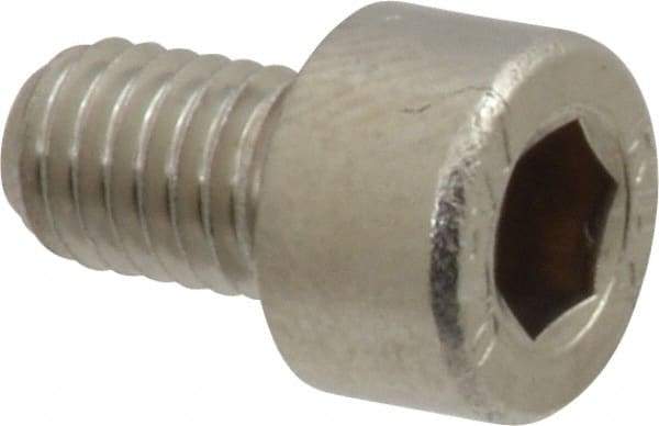 Value Collection - M5x0.80 Metric Coarse Hex Socket Drive, Socket Cap Screw - Grade 316 & Austenitic A4 Stainless Steel, Uncoated, Fully Threaded, 8mm Length Under Head - Makers Industrial Supply