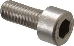 Value Collection - M5x0.80 Metric Coarse Hex Socket Drive, Socket Cap Screw - Grade 316 & Austenitic A4 Stainless Steel, Uncoated, Fully Threaded, 12mm Length Under Head - Makers Industrial Supply