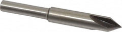 Interstate - 1/4" Head Diam, 3/16" Shank Diam, 3 Flute 60° High Speed Steel Countersink - Makers Industrial Supply