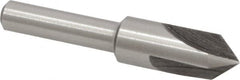 Interstate - 3/8" Head Diam, 1/4" Shank Diam, 3 Flute 82° High Speed Steel Countersink - Makers Industrial Supply