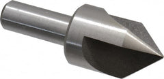 Interstate - 1" Head Diam, 1/2" Shank Diam, 3 Flute 82° High Speed Steel Countersink - Makers Industrial Supply