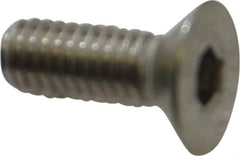 Value Collection - M3x0.50 Metric Coarse Hex Socket Drive, 90° Flat Screw - Grade 316 & Austenitic A4 Stainless Steel, Fully Threaded, 8mm OAL - Makers Industrial Supply