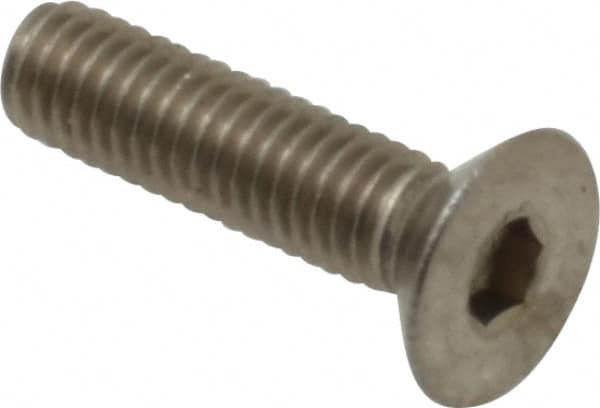 Value Collection - M3x0.50 Metric Coarse Hex Socket Drive, 90° Flat Screw - Grade 316 & Austenitic A4 Stainless Steel, Fully Threaded, 12mm OAL - Makers Industrial Supply