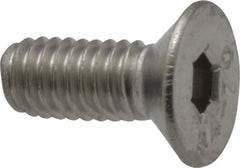 Value Collection - M4x0.70 Metric Coarse Hex Socket Drive, 90° Flat Screw - Grade 316 & Austenitic A4 Stainless Steel, Fully Threaded, 10mm OAL - Makers Industrial Supply