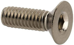 Value Collection - M4x0.70 Metric Coarse Hex Socket Drive, 90° Flat Screw - Grade 316 & Austenitic A4 Stainless Steel, Fully Threaded, 12mm OAL - Makers Industrial Supply