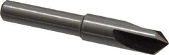 Interstate - 5/16" Head Diam, 1/4" Shank Diam, 3 Flute 90° High Speed Steel Countersink - Bright Finish, 2" OAL, Single End, Straight Shank, Right Hand Cut - Makers Industrial Supply