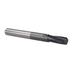 Scientific Cutting Tools - M10x1.50 Metric Coarse, 0.3" Cutting Diam, 4 Flute, Solid Carbide Helical Flute Thread Mill - Internal Thread, 0.79" LOC, 2.95" OAL - Makers Industrial Supply