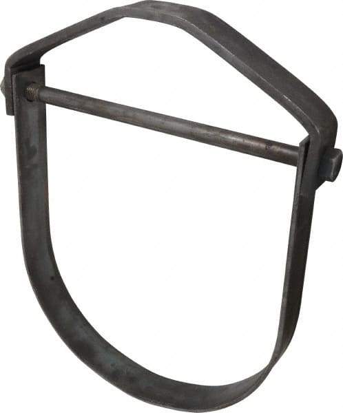 Empire - 12" Pipe, 7/8" Rod, Carbon Steel Adjustable Clevis Hanger - Black - Makers Industrial Supply