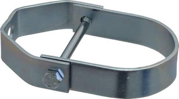 Empire - 2" Pipe, 3/8" Rod, Carbon Steel Adjustable Clevis Hanger - Electro Galvanized - Makers Industrial Supply