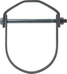 Empire - 5" Pipe, 5/8" Rod, Carbon Steel Adjustable Clevis Hanger - Electro Galvanized - Makers Industrial Supply