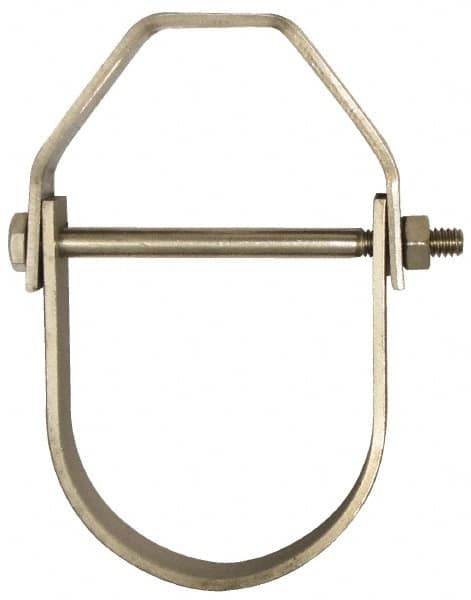 Empire - 2-1/2" Pipe, 1/2" Rod, Grade 304 Stainless Steel Adjustable Clevis Hanger - Makers Industrial Supply