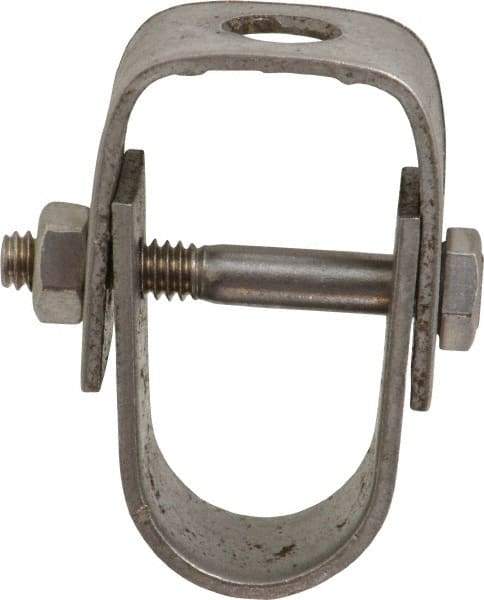 Empire - 1/2" Pipe, 3/8" Rod, Grade 304 Stainless Steel Adjustable Clevis Hanger - Makers Industrial Supply