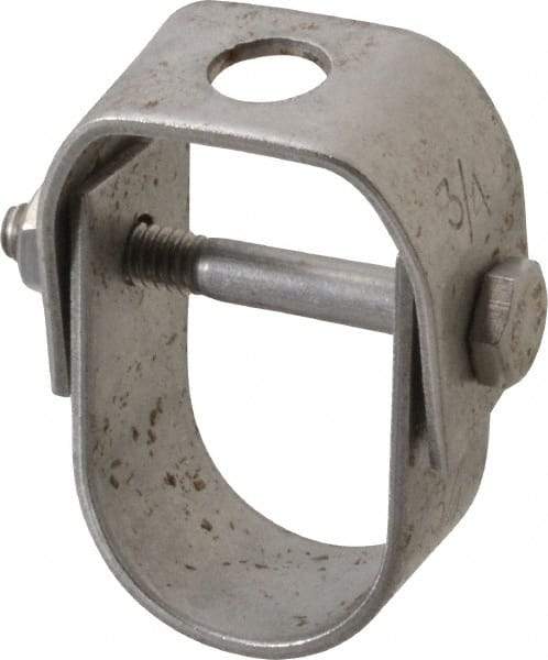 Empire - 3/4" Pipe, 3/8" Rod, Grade 304 Stainless Steel Adjustable Clevis Hanger - Makers Industrial Supply