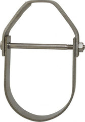 Empire - 3" Pipe, 1/2" Rod, Grade 304 Stainless Steel Adjustable Clevis Hanger - Makers Industrial Supply