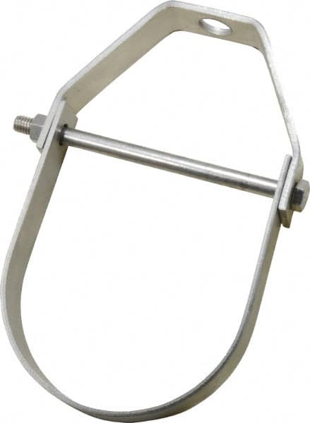 Empire - 4" Pipe, 5/8" Rod, Grade 304 Stainless Steel Adjustable Clevis Hanger - Makers Industrial Supply