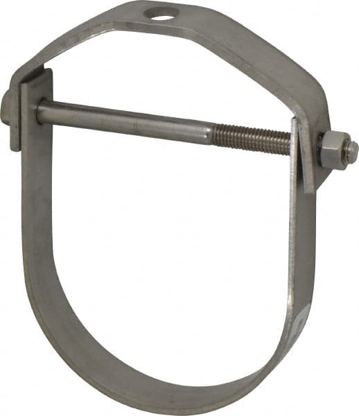 Empire - 5" Pipe, 5/8" Rod, Grade 304 Stainless Steel Adjustable Clevis Hanger - Makers Industrial Supply