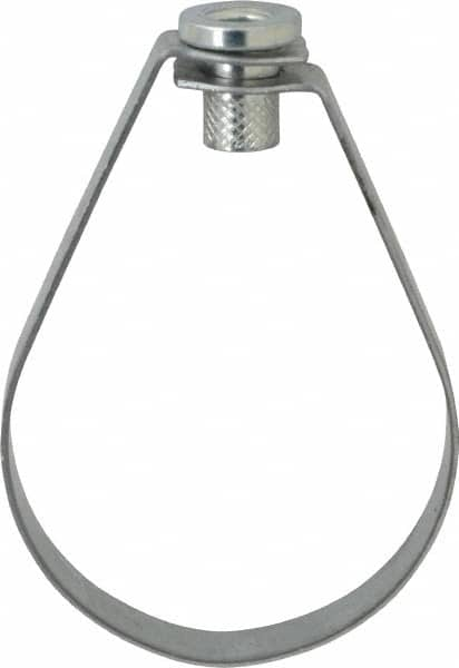 Empire - 3" Pipe, 1/2" Rod, Carbon Steel Emlok Swivel Ring Hanger - Pre-Galvanized, 600 Lb Capacity - Makers Industrial Supply