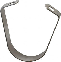 Empire - 1-1/2" Pipe, 3/8" Rod, Grade 304 Stainless Steel Adjustable Band Hanger - Makers Industrial Supply