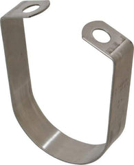 Empire - 2" Pipe, 3/8" Rod, Grade 304 Stainless Steel Adjustable Band Hanger - Makers Industrial Supply