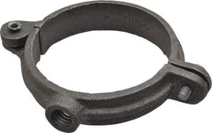 Empire - 2" Pipe, 3/8" Rod, Malleable Iron Split Ring Hanger - Black, 180 Lb Capacity - Makers Industrial Supply